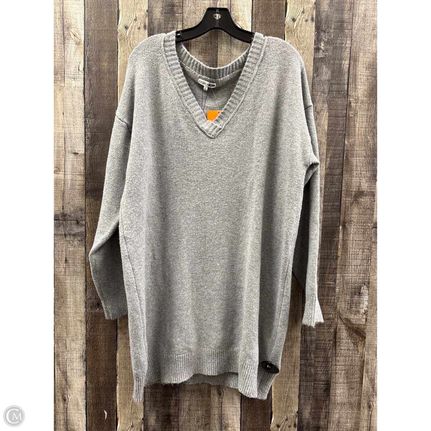 Sweater By Fashion Nova In Grey, Size: M
