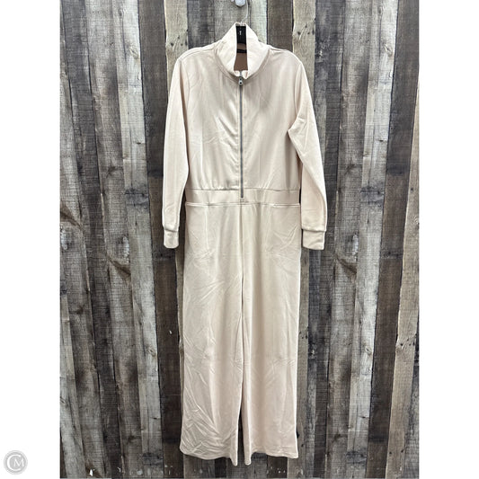 Jumpsuit By Clothes Mentor In Ivory, Size: L