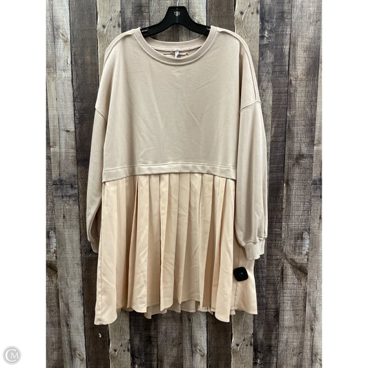 Dress Casual Short By Clothes Mentor In Tan, Size: M