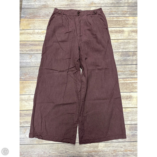 Pants Wide Leg By Madewell In Brown, Size: 12