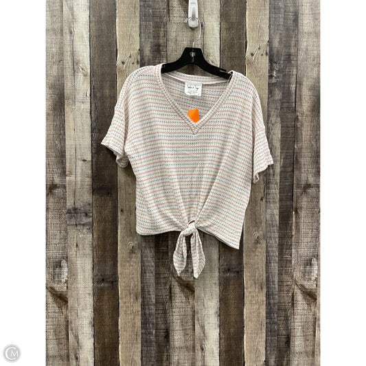 Top Short Sleeve By Sadie & Sage In Multi-colored, Size: Xs