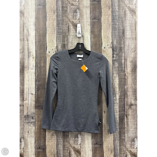 Top Long Sleeve By Aritzia In Grey, Size: S