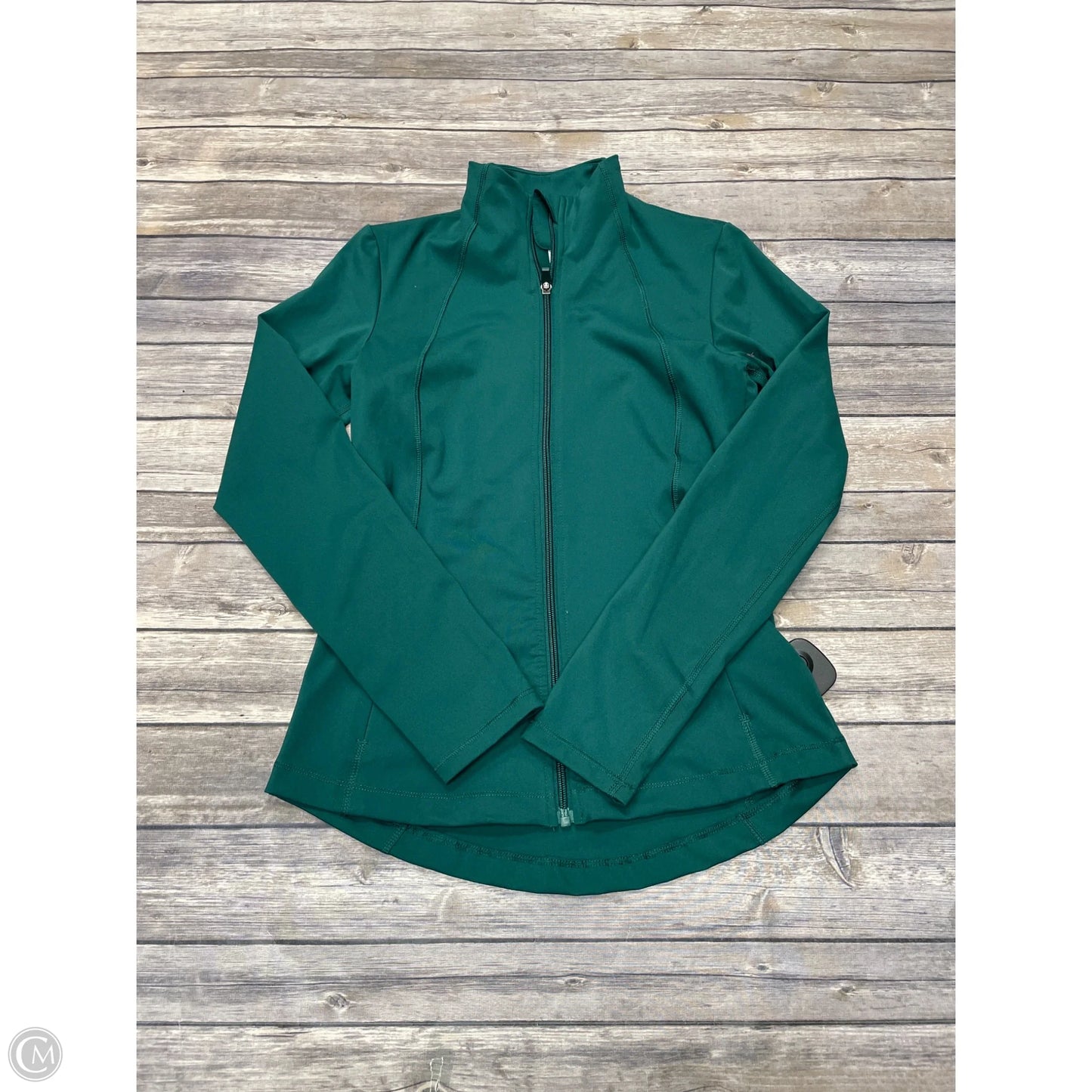 Athletic Jacket By 90 Degrees By Reflex In Green, Size: S