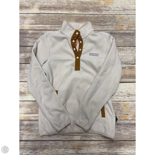 Jacket Fleece By Columbia In Cream, Size: S