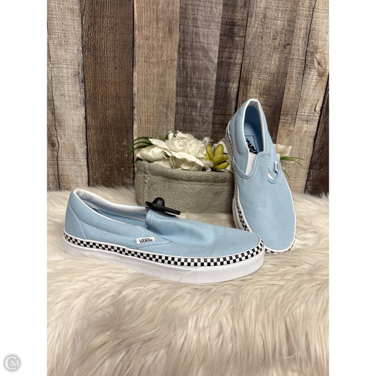 Shoes Flats By Vans In Blue, Size: 7.5