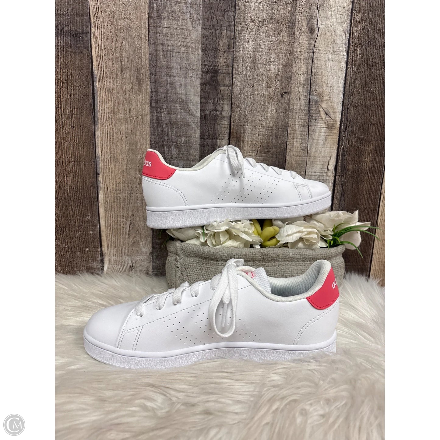 Shoes Athletic By Adidas In White, Size: 5.5