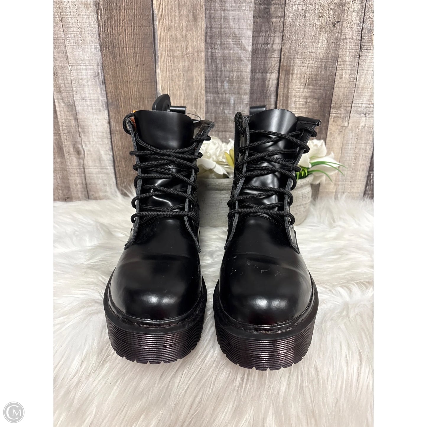 Boots Ankle Heels By Cme In Black, Size: 7