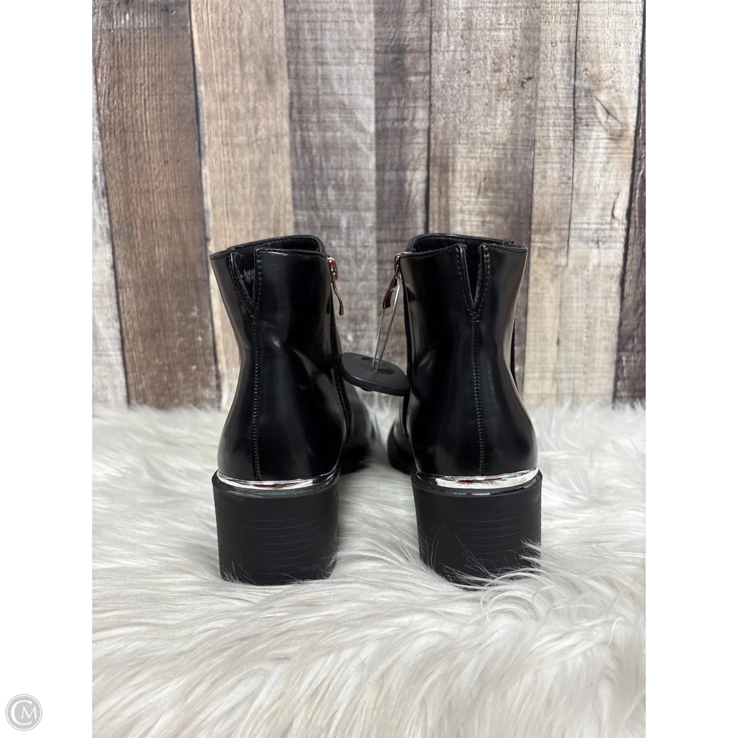 Boots Ankle Heels By Cme In Black, Size: 7