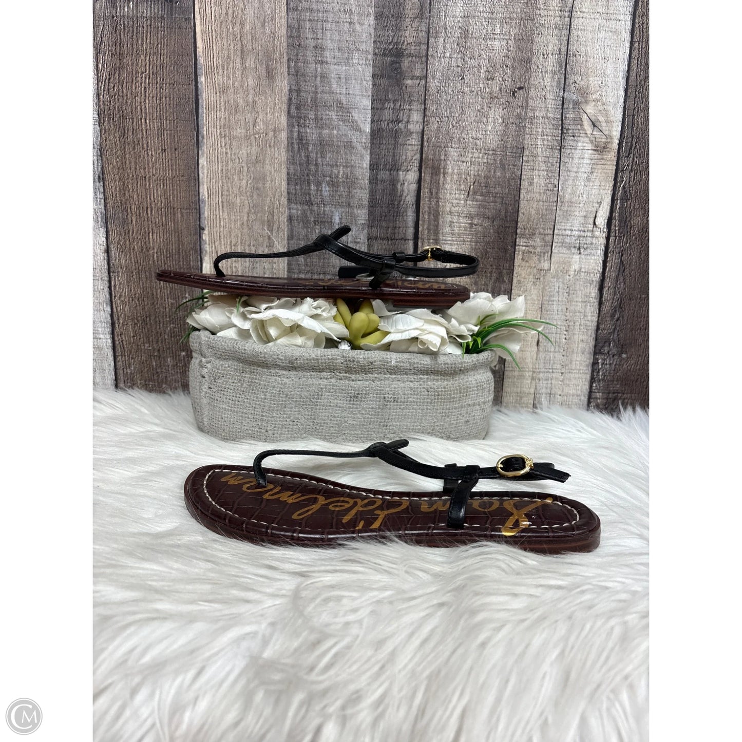 Sandals Flats By Sam Edelman In Brown, Size: 7