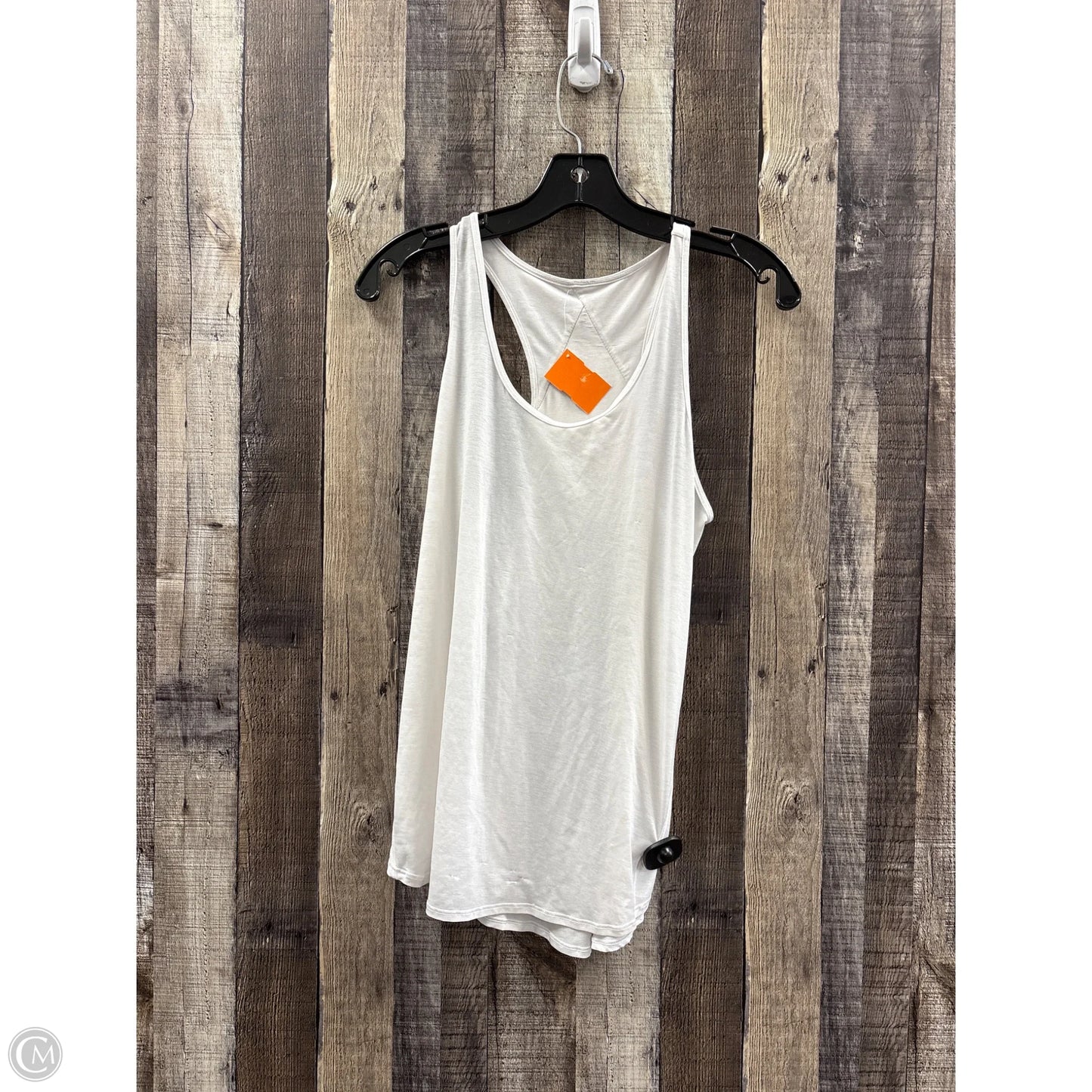Athletic Tank Top By Lululemon In White, Size: M