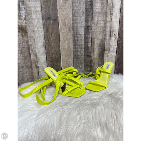 Shoes Heels Stiletto By Steve Madden In Green, Size: 8