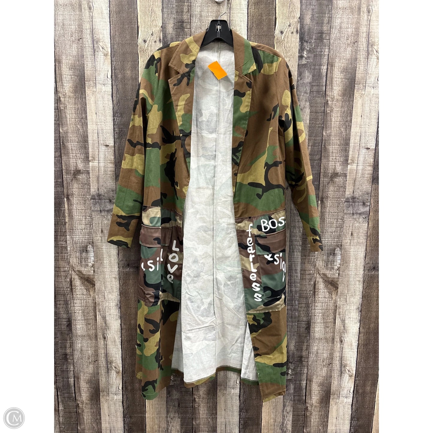 Coat Other By Cmf In Camouflage Print, Size: L