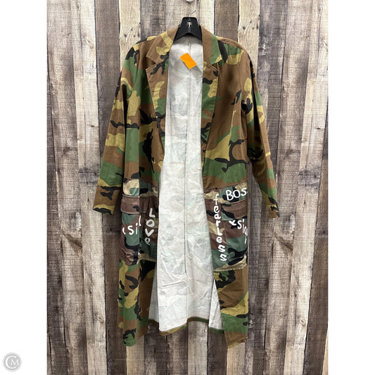 Coat Other By Cmf In Camouflage Print, Size: L