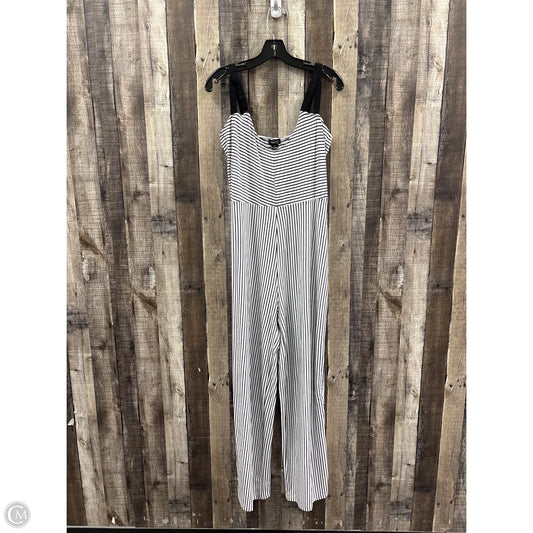 Jumpsuit By Rue 21 In Striped Pattern, Size: Xl
