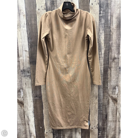 Dress Casual Midi By Cme In Brown, Size: S