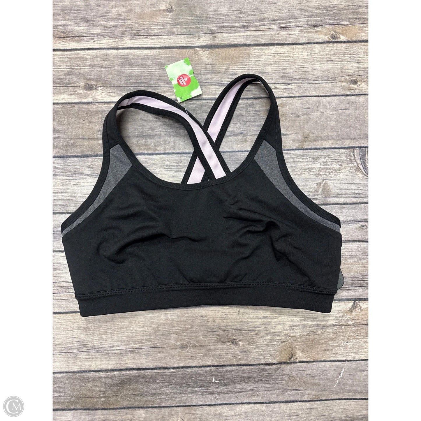 Athletic Bra By Tek Gear In Black, Size: M