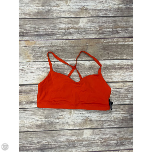 Athletic Bra By Athleta In Orange, Size: M