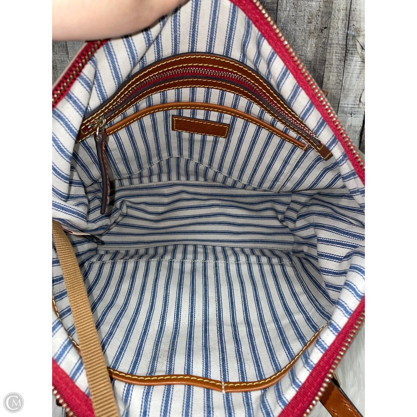 Tote Designer By Dooney And Bourke, Size: Medium