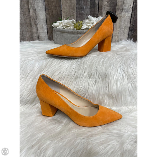 Shoes Heels Block By Marc Fisher In Orange, Size: 8
