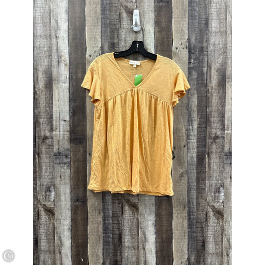 Top Short Sleeve By Perfect Peach In Peach, Size: S