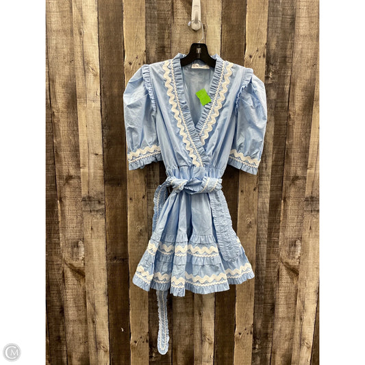Dress Casual Short By Cme In Blue & White, Size: S