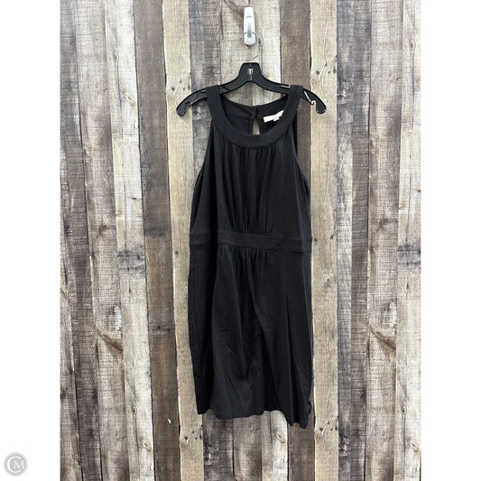 Dress Casual Midi By Loft In Black, Size: L