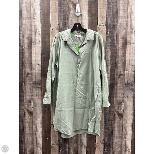 Dress Casual Short By Como Vintage In Green, Size: Xl