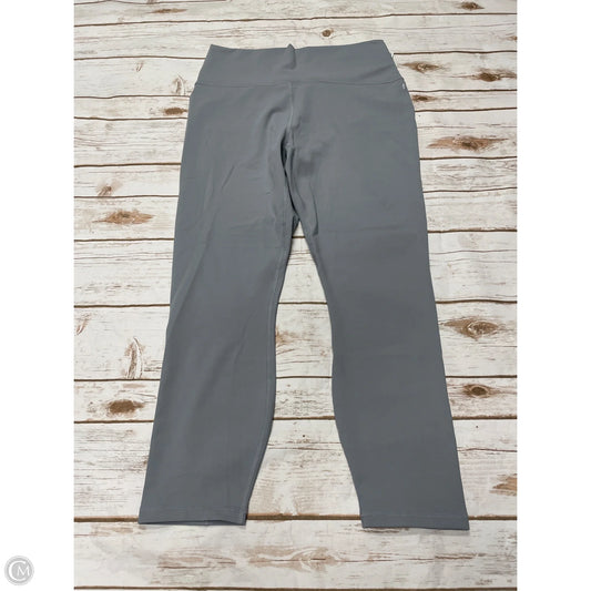 Athletic Leggings By Fabletics In Grey, Size: Xl