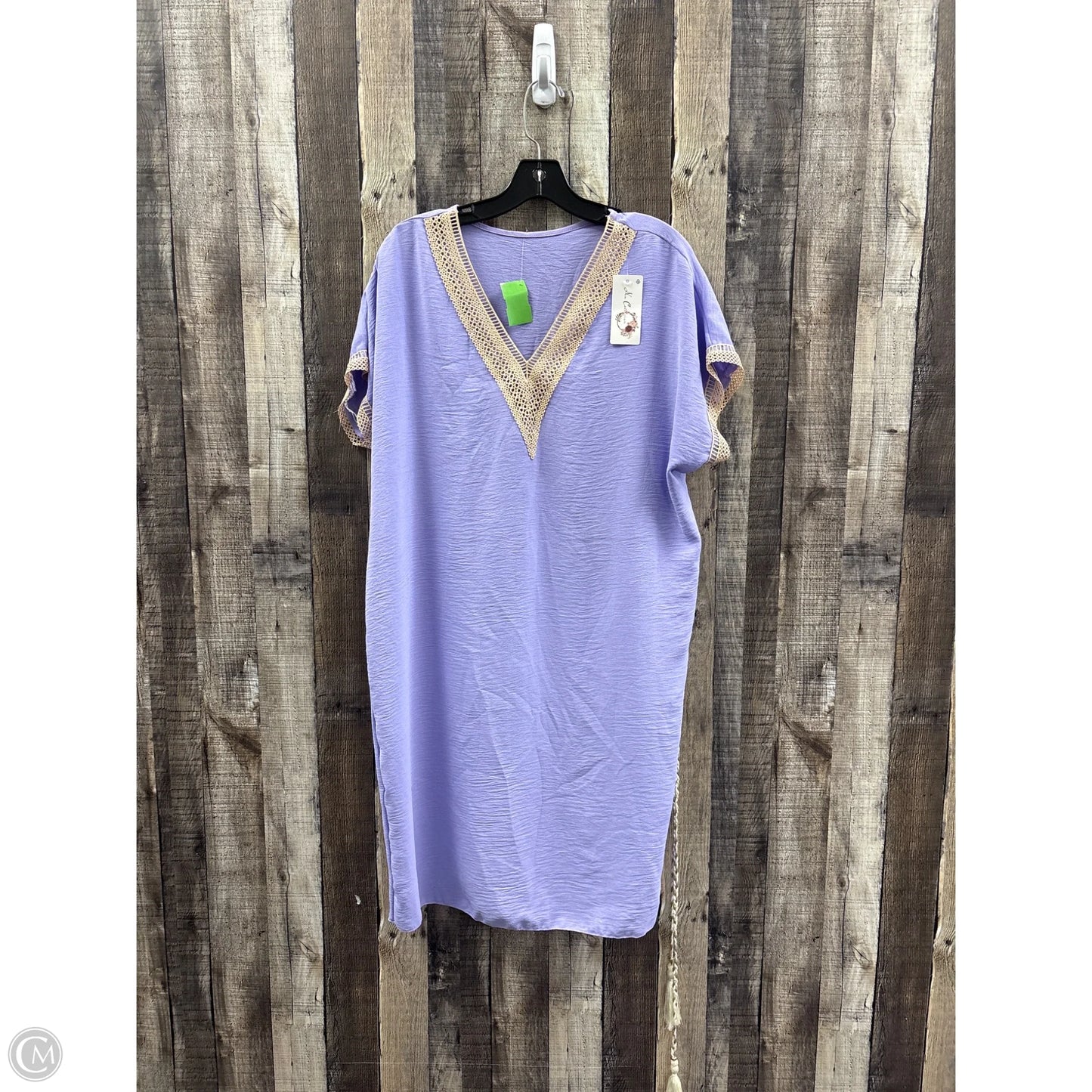 Swimwear Cover-up By Cme In Purple, Size: L