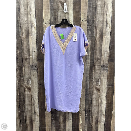 Swimwear Cover-up By Cme In Purple, Size: L