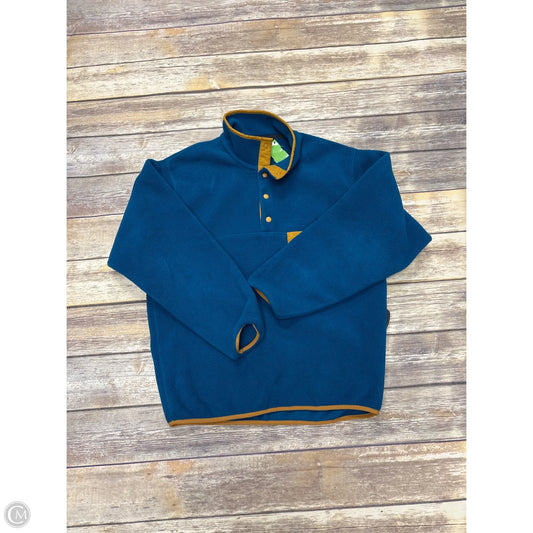 Jacket Fleece By Patagonia In Teal, Size: S