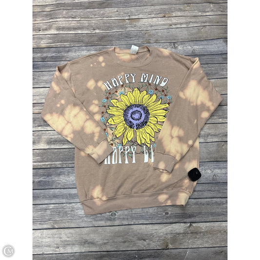 Sweatshirt Crewneck By No Boundaries In Tie Dye Print, Size: S