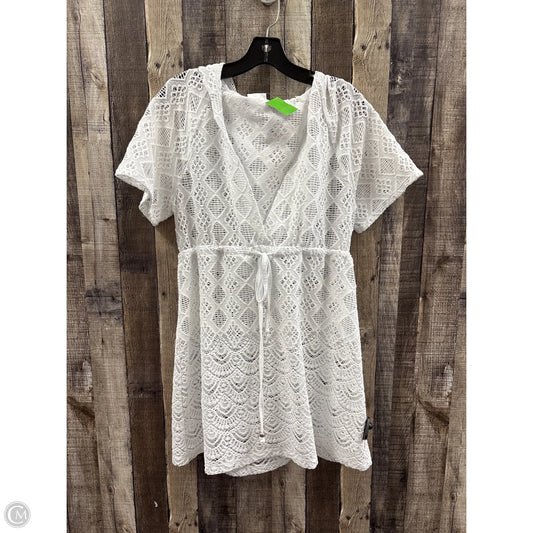 Swimwear Cover-up By Cme In White, Size: L