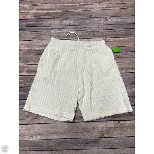Shorts By Zara In Ivory, Size: L