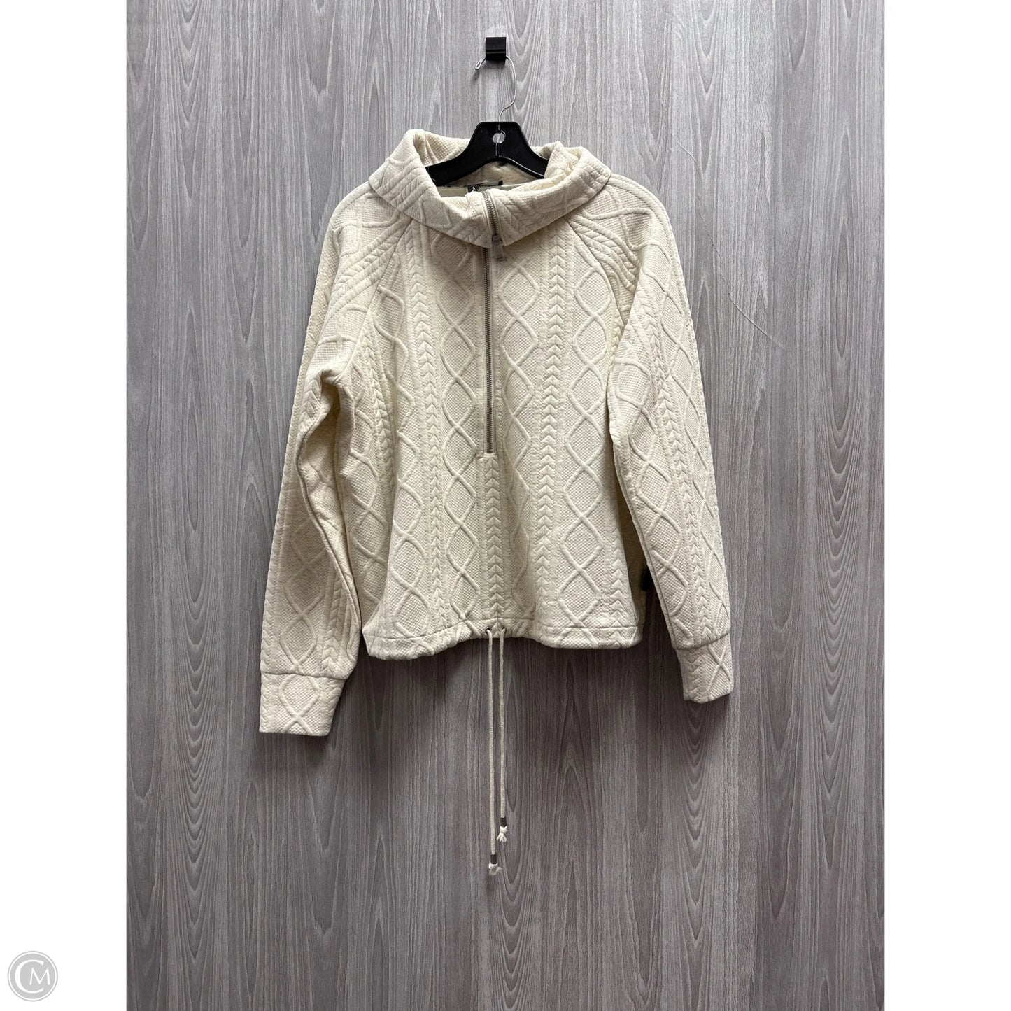 Top Long Sleeve By White House Black Market In Leopard Print, Size: L
