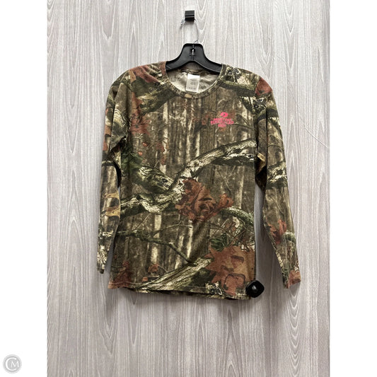Top Long Sleeve By Cme In Multi-colored, Size: S