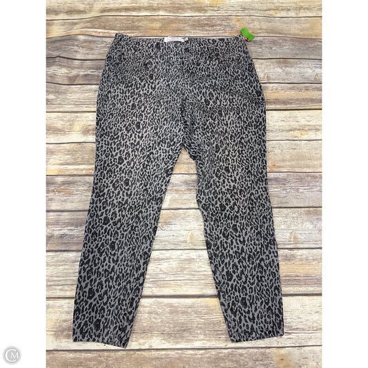 Jeans Straight By Torrid In Animal Print, Size: 18