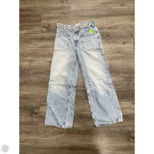 Jeans Wide Leg By We The Free In Blue Denim, Size: 4