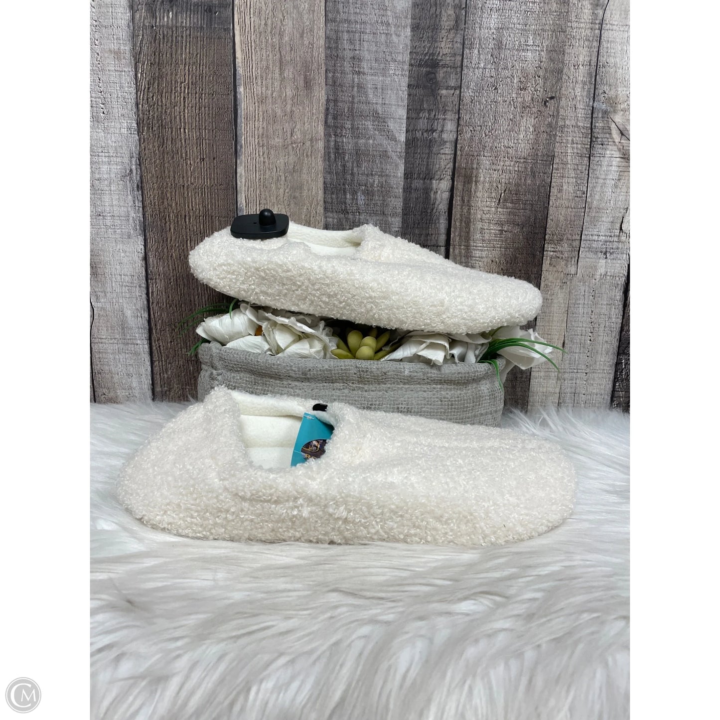 Slippers By Cme In Ivory, Size: 9