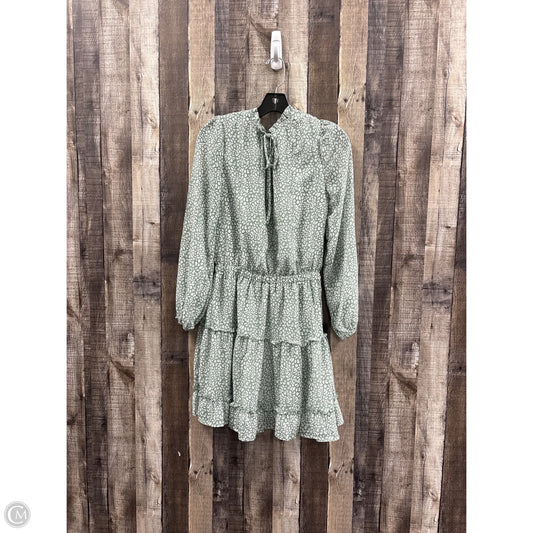 Dress Casual Short By Btfbm In Green & White, Size: S