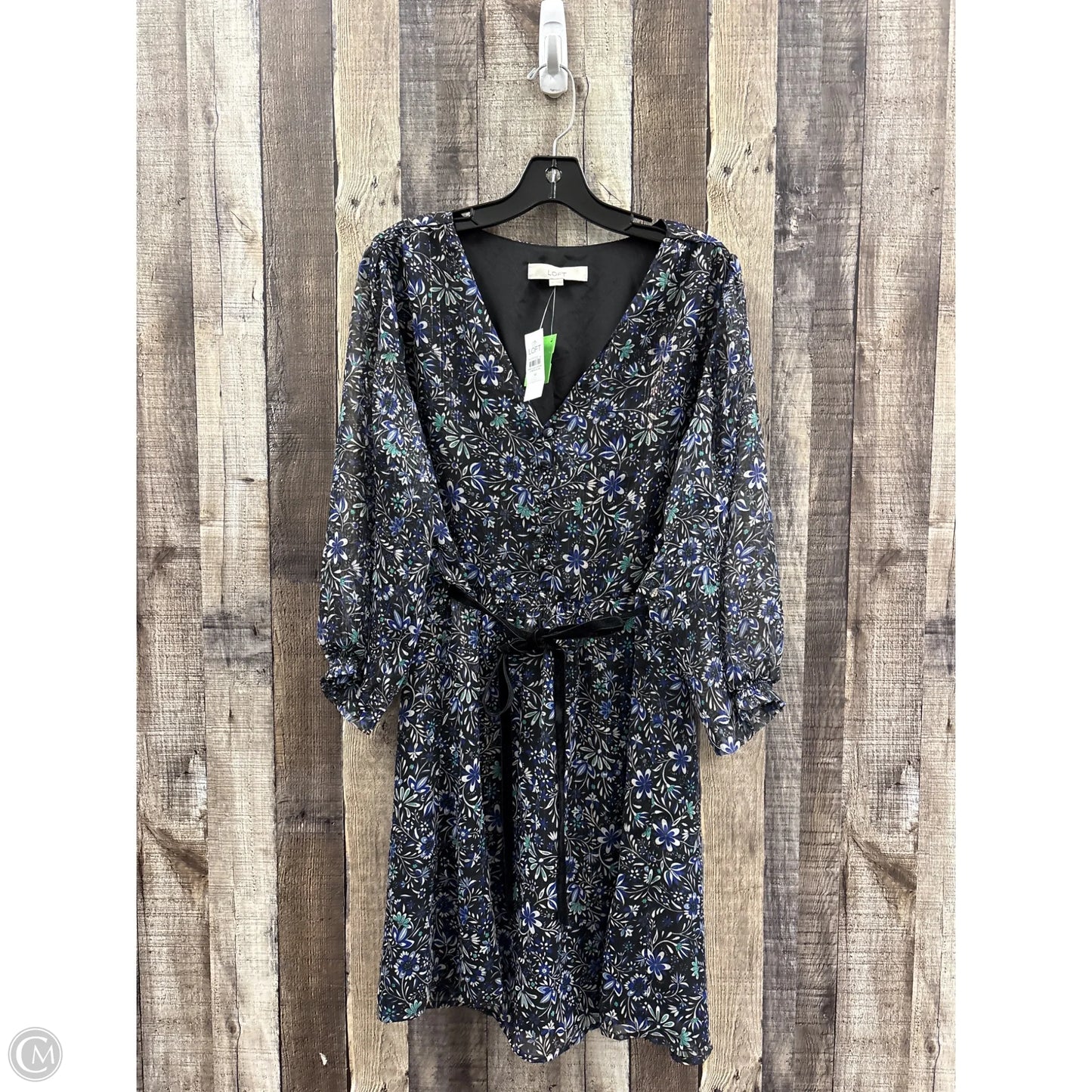 Dress Casual Short By Loft In Floral Print, Size: L
