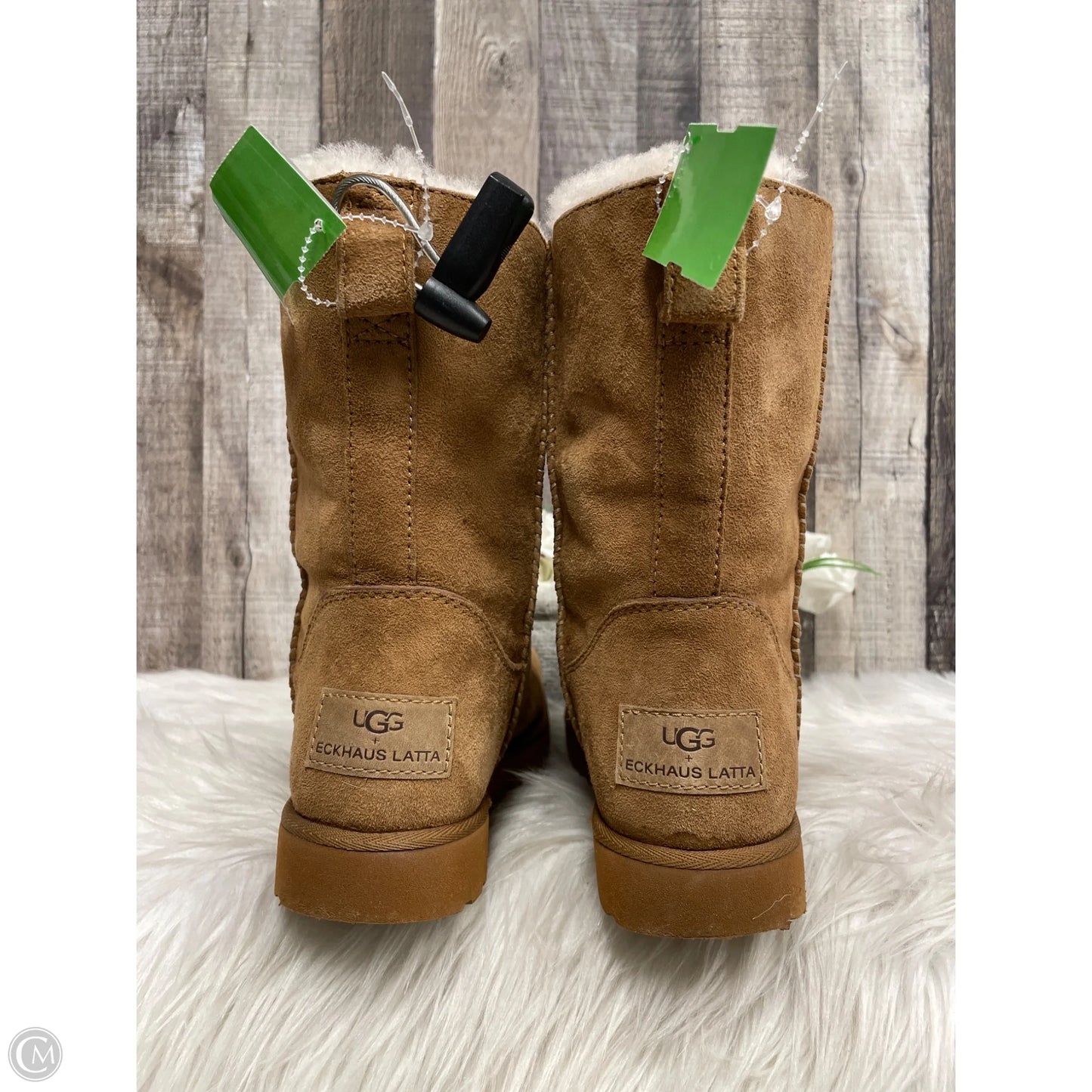 Boots Designer By Ugg In Tan, Size: 7
