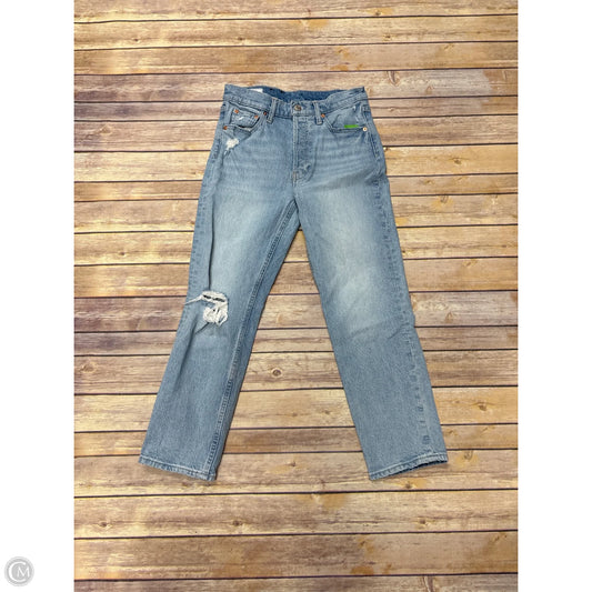 Jeans Straight By Gap In Blue Denim, Size: 2