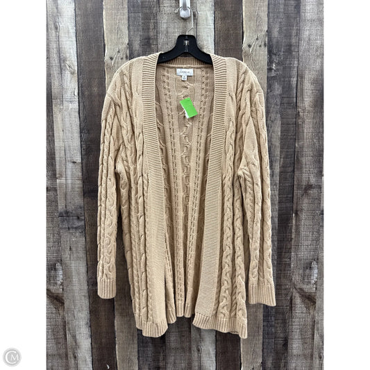 Sweater Cardigan By Evereve In Tan, Size: M
