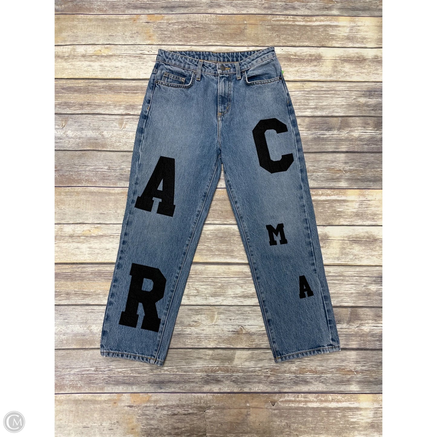 Jeans Straight By Cmb In Blue Denim, Size: 2