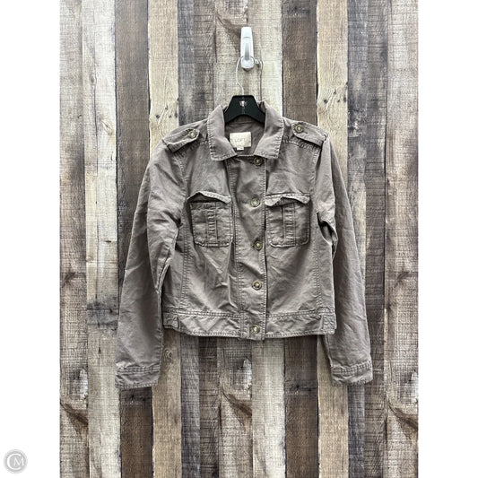 Jacket Other By Loft In Grey, Size: S
