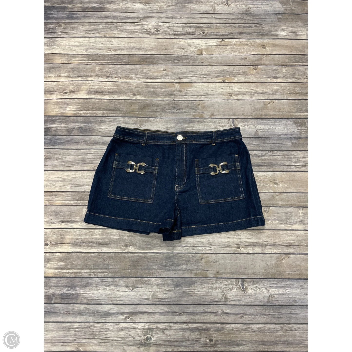 Shorts By Bold Elements In Blue Denim, Size: 16