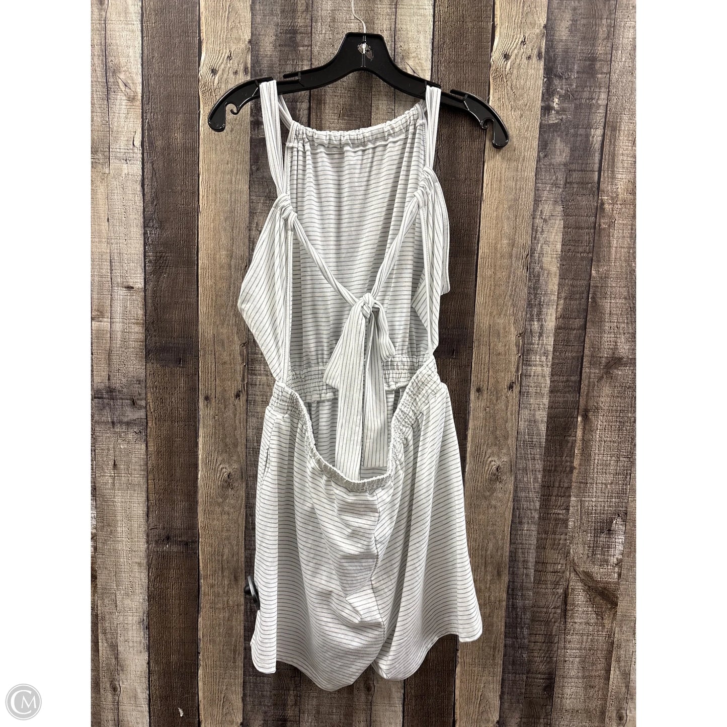 Romper By Pink Lily In Striped Pattern, Size: Xl