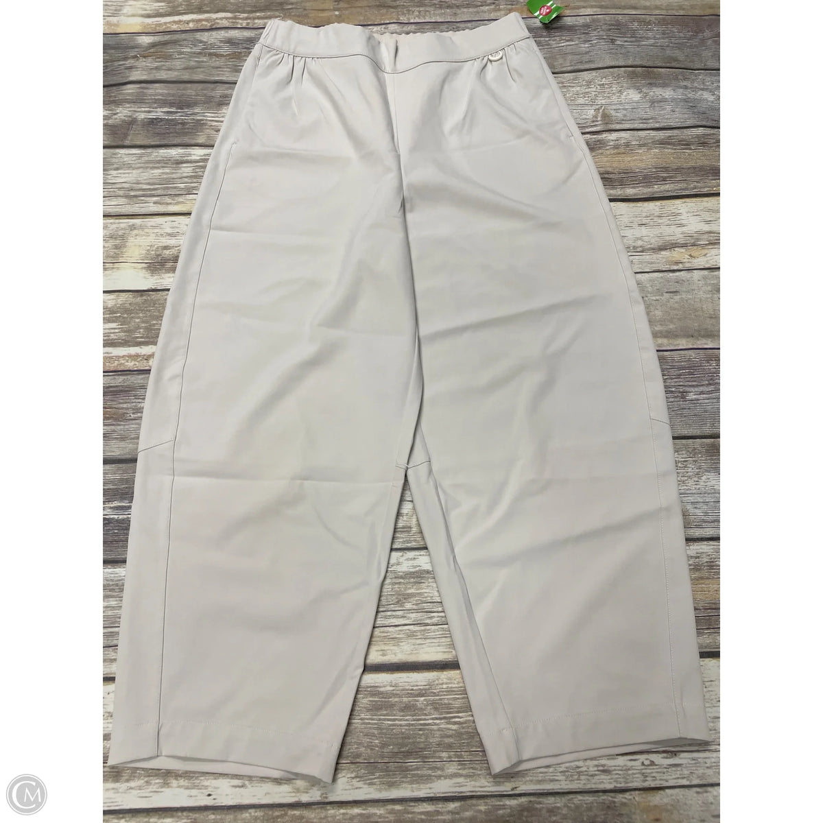 Athletic Pants By Nike In Ivory, Size: L