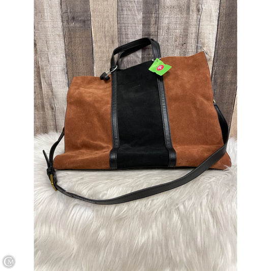 Tote Leather By Fossil, Size: Large